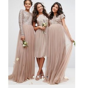 asos maternity gown